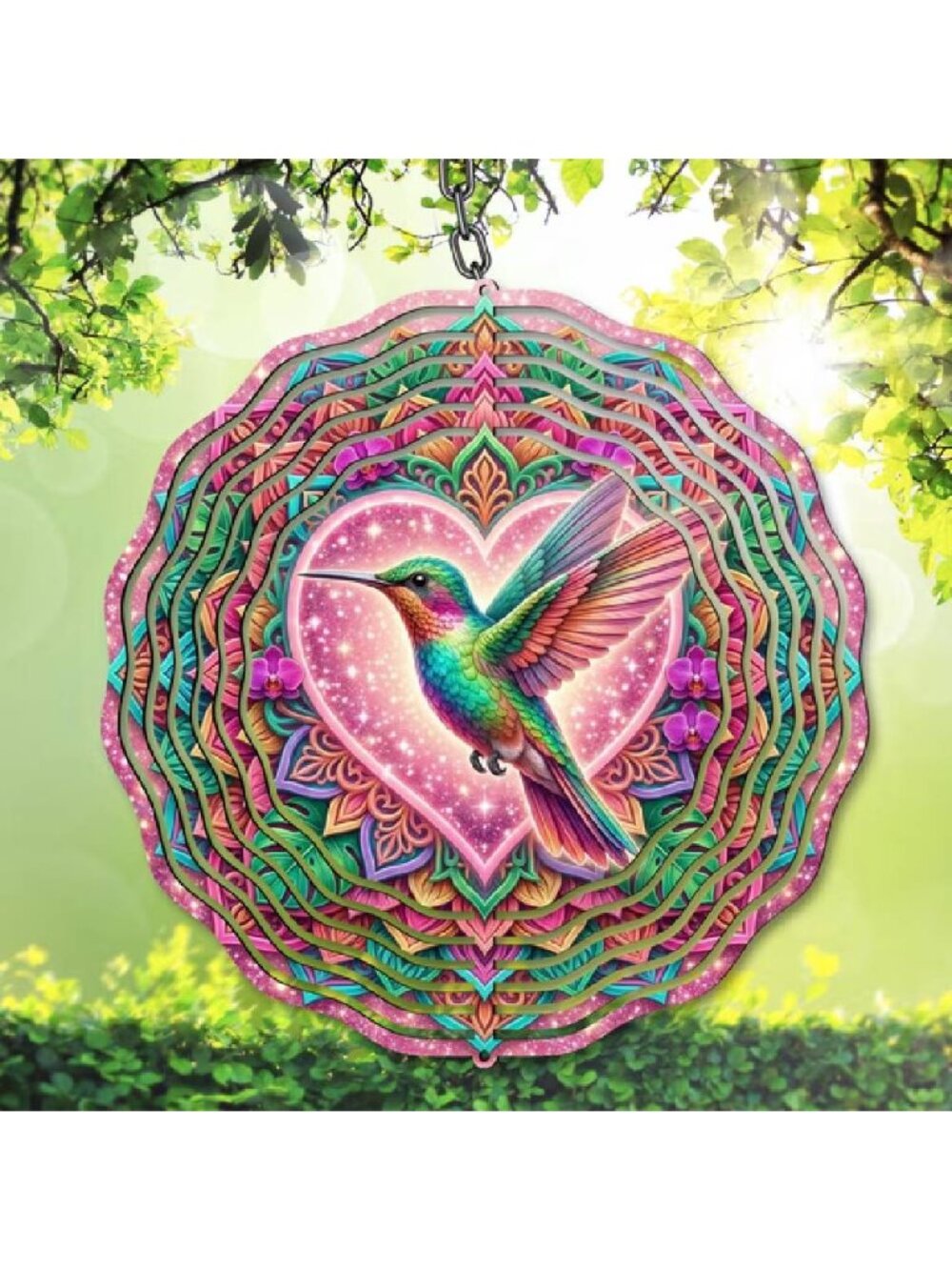 Memorial Cardinal Wind Spinner 10 Inch, Sympathy Garden Decor Gift